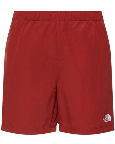The North Face Nylon Swim Shorts - Red