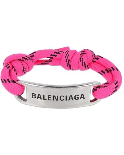 Balenciaga プレートブレスレット - ピンク