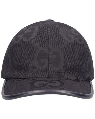 Gucci Jumbo GG Baseball Hat - Black