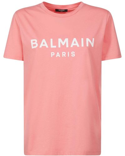 Balmain コットンtシャツ - ピンク