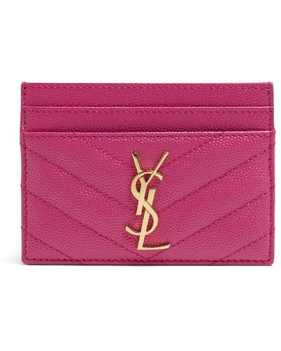 Saint Laurent Porta Carte Di Credito Ysl - Multicolore