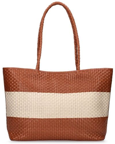 Bembien Lucie Leather Tote Bag - Brown