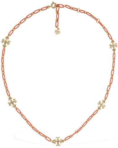 Tory Burch Roxanne Delicate Collar Necklace - Natural
