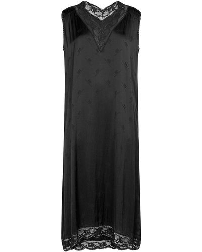 Balenciaga Négligé Silk Dress - Black