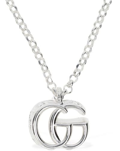 Gucci gg Marmont Necklace - Metallic
