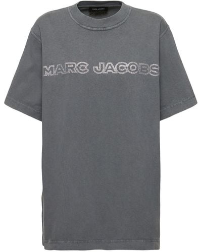 Marc Jacobs T-shirt à cristaux - Gris