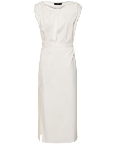 Proenza Schouler Lynn Organic Cotton Jersey Dress - White