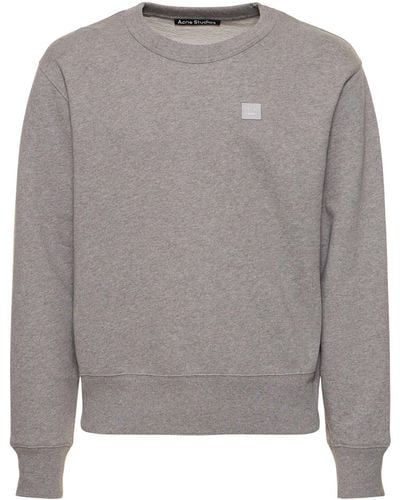 Acne Studios Fairah Cotton Sweatshirt - Grey