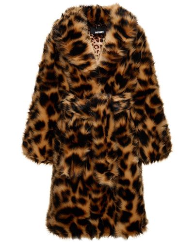 ROTATE BIRGER CHRISTENSEN Erika Faux Fur Coat - Multicolor