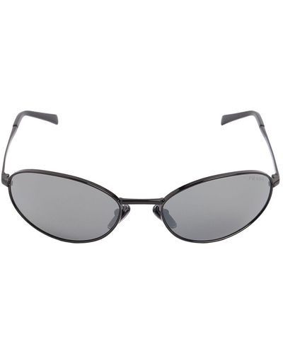 Prada Round Metal Sunglasses - Metallic