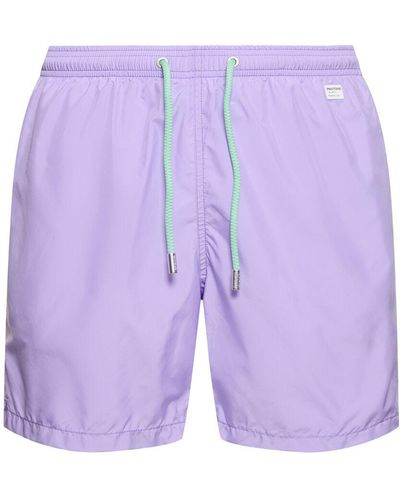 Mc2 Saint Barth Pantone Ultra Light Tech Swim Shorts - Purple