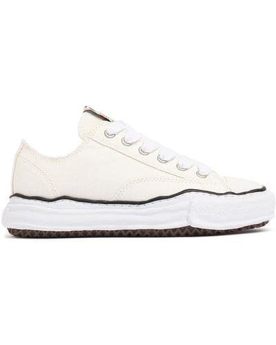 Maison Mihara Yasuhiro Sneakers peterson low og sole in tela - Bianco