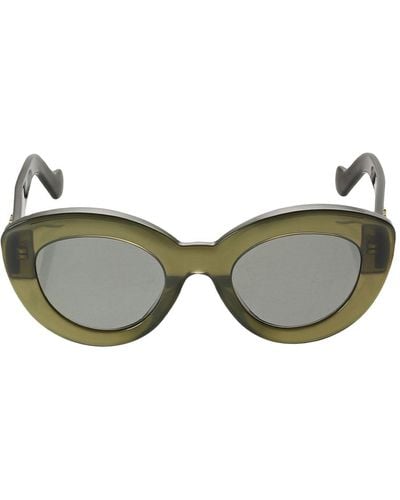 Loewe Bold Cat-eye Acetate Sunglasses - Green