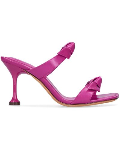 Alexandre Birman 85Mm Clarita Leather Sandals - Pink