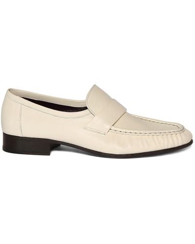 The Row 20Mm Soft Leather Loafers - White