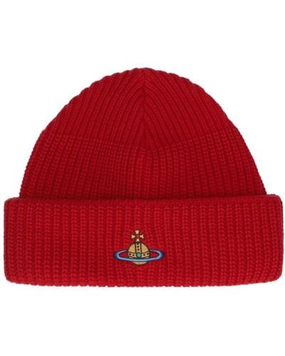 Vivienne Westwood Gorro beanie de lana - Rojo