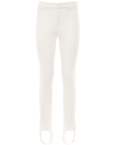 3 MONCLER GRENOBLE Bi-stretch Viscose Twill Trousers - White