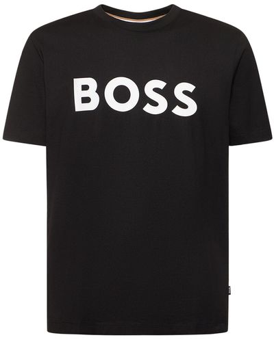 BOSS by HUGO BOSS Denken 1 Logo T -Shirt - Schwarz