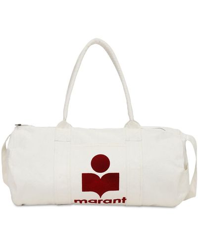 Isabel Marant Nayogi Cotton Duffle Bag - White