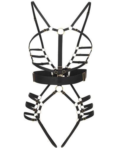 Bordelle Ula Bondage Harness - Black