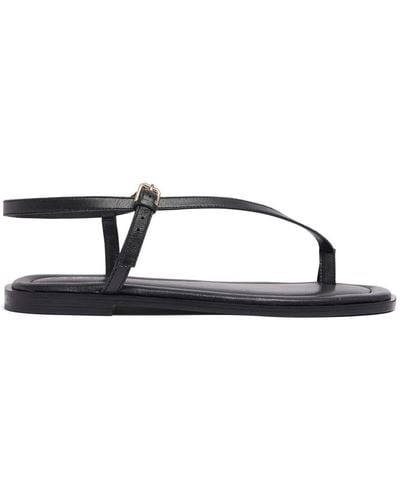 A.Emery 10mm Pae Leather Sandals - Black