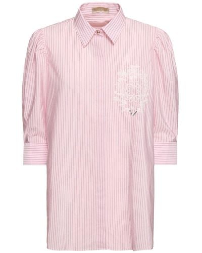 Elie Saab Striped Poplin Shirt - Pink