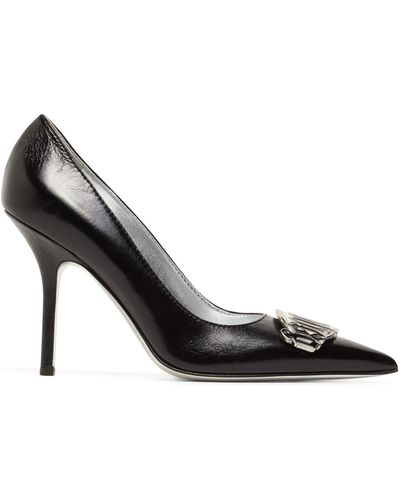 DSquared² 100mm Hohe Lederpumps "gothic" - Schwarz