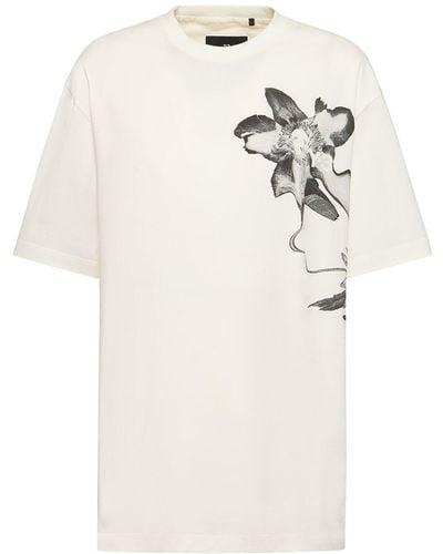 Y-3 Gfx Crewneck T-shirt - Natural