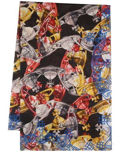 Vivienne Westwood Baumwoll-sarong "crazy Orb" - Mehrfarbig
