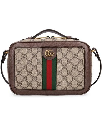 Gucci Ophidia gg Canvas Messenger Bag - Brown