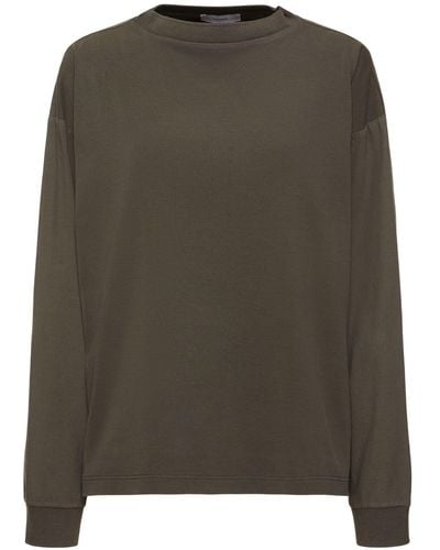 The Row Sweatshirt Aus Jersey "amira" - Grün