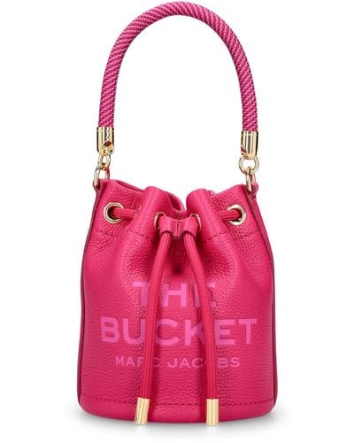 Marc Jacobs Beuteltasche Aus Leder "the Mini" - Pink