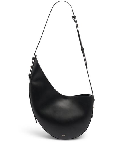 Soeur Winona Leather Shoulder Bag - Black