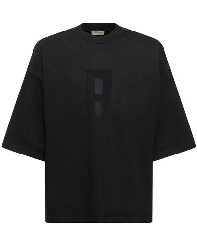 Fear Of God Camiseta airbrush 8 ss - Negro