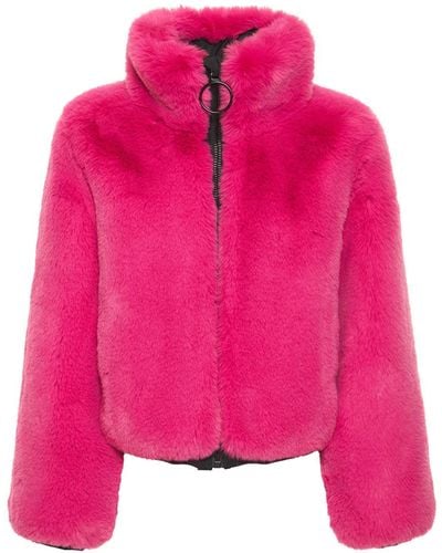 Goldbergh Victoria Faux Fur Jacket - Pink