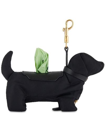 Anya Hindmarch リサイクルナイロン犬用エチケット袋チャーム - ブラック