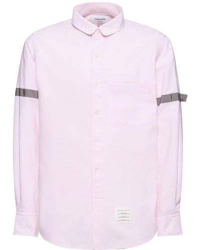 Thom Browne ストレートフィットシャツ - ピンク