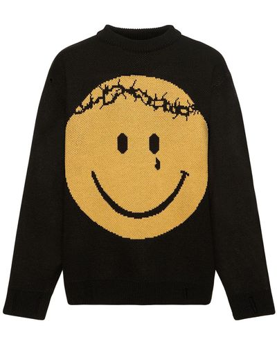 Someit Smiley ニットセーター - ブラック