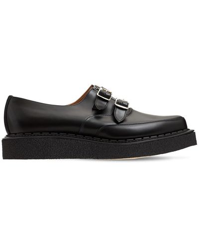 Comme des Garçons George Cox Leather Shoes - Black