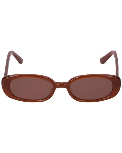Velvet Canyon Velvetines Oval Acetate Sunglasses - Brown
