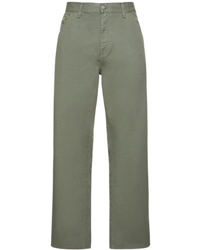Carhartt Drill Single Knee Trousers - Green