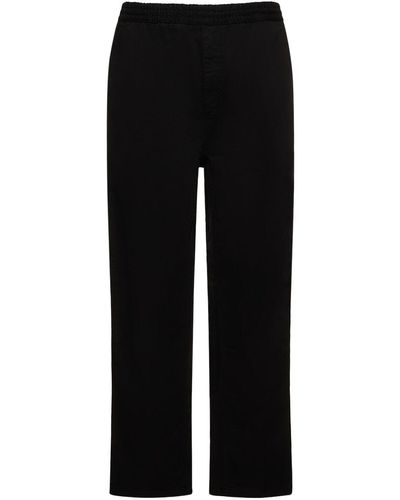 Carhartt Pantalon en toile de coton flint - Noir