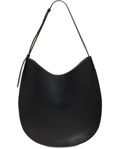 Aesther Ekme Flat Hobo Shoulder Bag In Braun