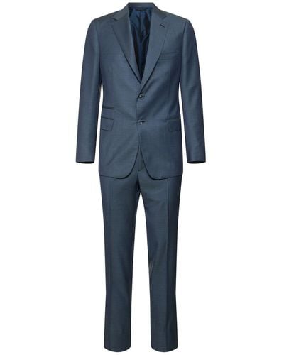 Brioni Trevi Virgin Wool Suit - Blue