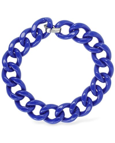 Isabel Marant Collar De Cadena Chunky - Azul