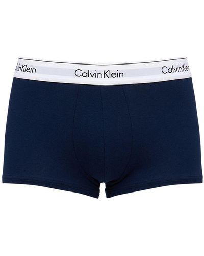 Calvin Klein コットンボクサーブリーフ 2枚パック - ブルー