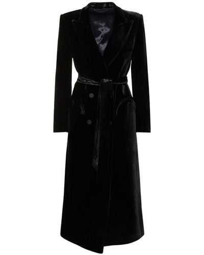 Blazé Milano Etoile Blazer Viscose Midi Dress - Black