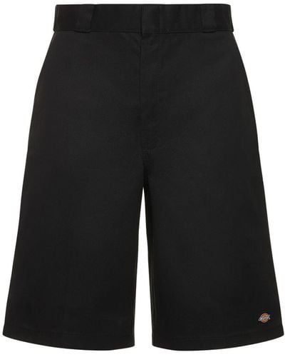 Dickies Shorts in misto cotone con tasche - Nero