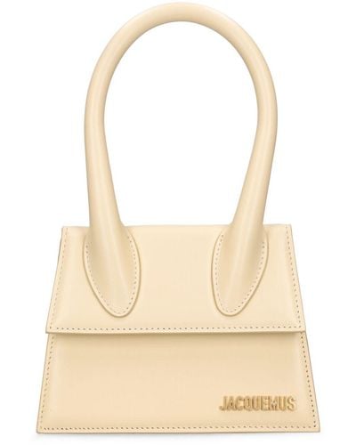Jacquemus Le Chiquito Moyen Smooth Leather Bag - White