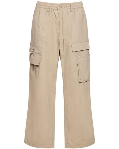 Y-3 Nylon Trousers - Natural